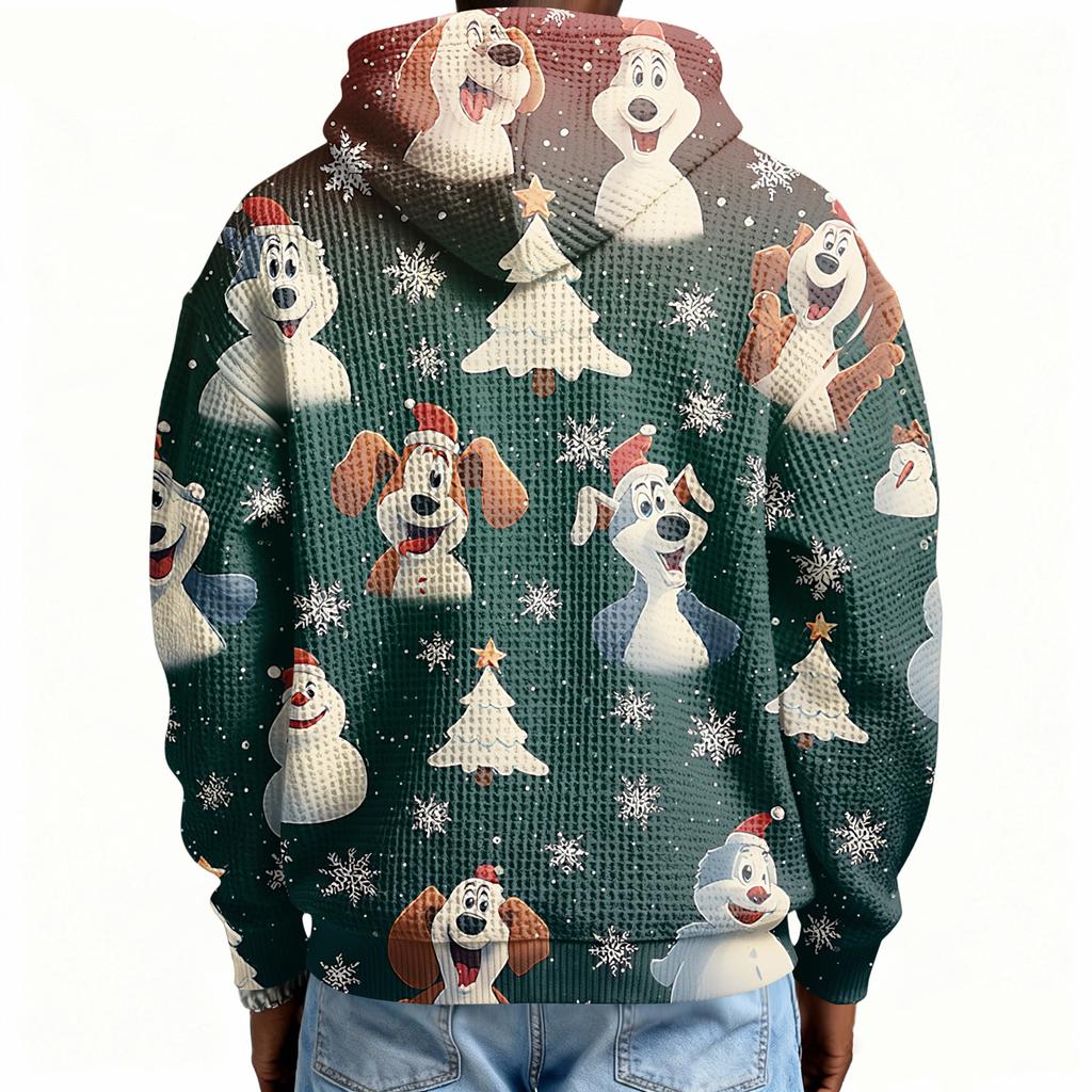 Mokaloha Pánská ležérní jednobarevná mikina s kapucí a zipem, každodenní ležérní tričko s dlouhým rukávem na zip