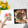 10PCS DIY Diamond Painting Greeting Card Set Birthday Designs Diamond Art Greeting Cards for Birthdays Thanksgiving and Holidays