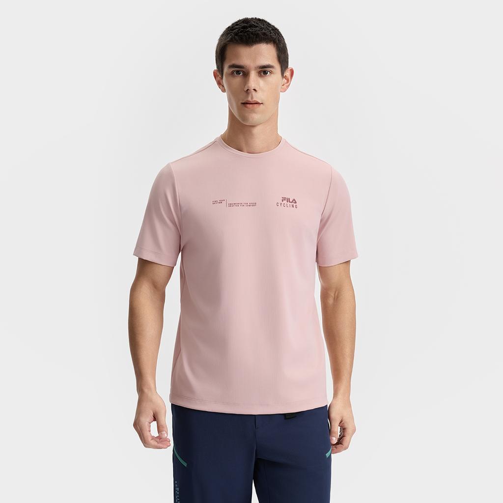 New FILA CYCLING T Shirt Men's Light Plum Pink A11M528108F-PK