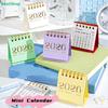 Cute Colorful Desktop Calendar - Small 2026 Planner for Daily Scheduling & Decor