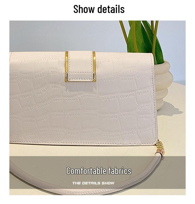2025 Autumn Retro Minimalist Underarm Women's Shoulder Bag - Stylish Valentine's Day Chain Square Bag