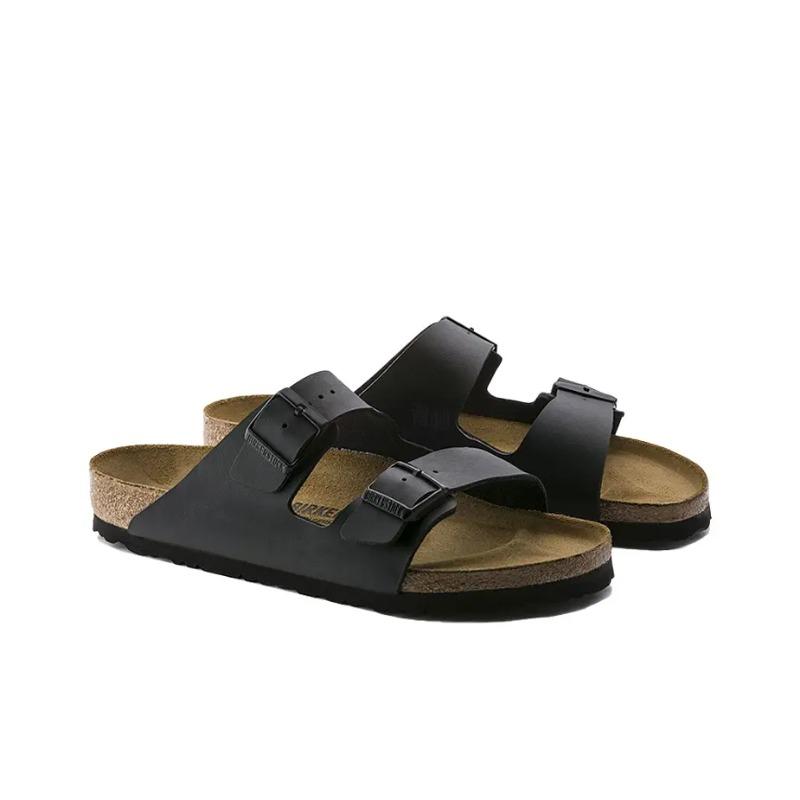 Birkenstock Arizona Unisex Comfort Cork Anti-wear Slide Sandals Black Narrow Fit 51793 36