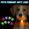 Waterproof Dog Flashing Light Silicone Blinking LED Collar LED Pet Safety Light Night Walking