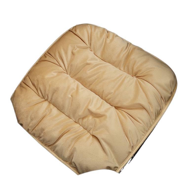 Velvet Car Lumbar Support Cushion Set: Thickened, Warm & Comfortable for Autumn/Winter