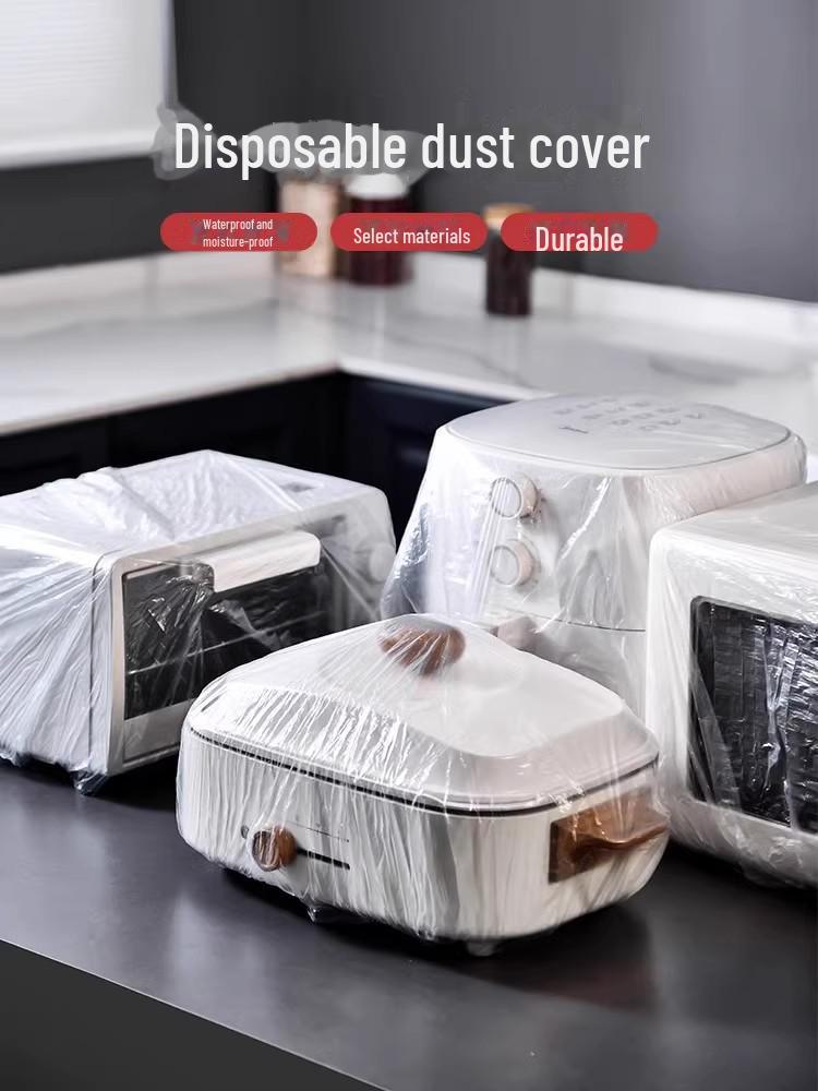 Universal Transparent Dust Cover for Rice Cookers, Baking Trays, Microwaves, and Household Appliances