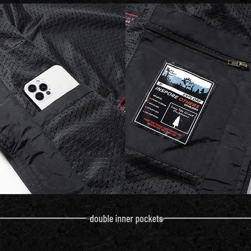 Men's Casual Detachable Hood Jacket