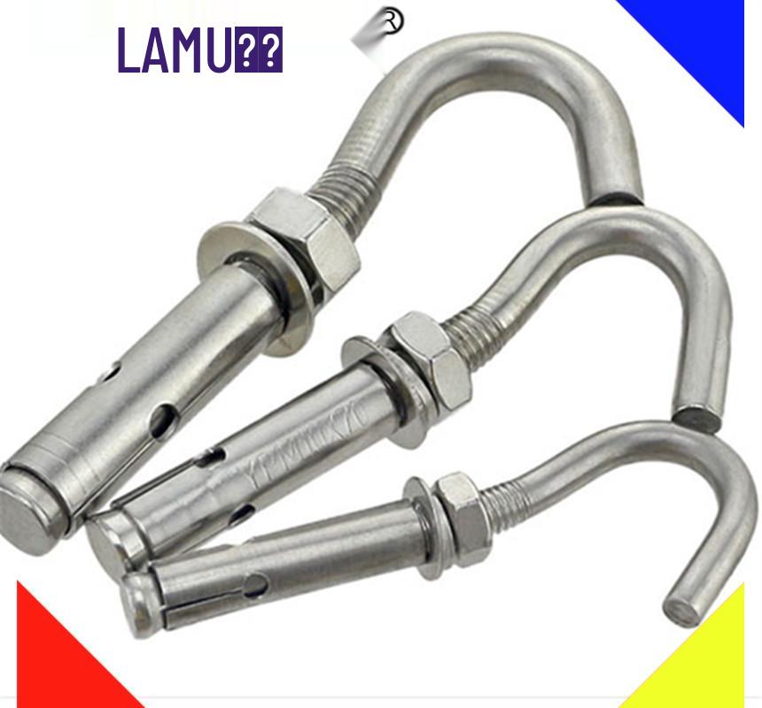 Stainless Steel Ceiling Fan Hook with Expansion Screw