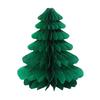 Christmas Tree Decoration Hanging Ornament Easy Assembly Festive Hanging Decor 3D Honeycomb Paper Decoration