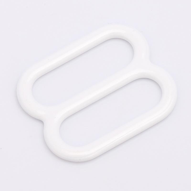 Adjustable Metal O-Ring Bra Strap Buckles, Japanese-Style, 8-Ring & 9-Ring Adjustment Accessories