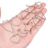 10pcs Stainless Steel Hollow Geometric Bezel Frame Charms Pendants For Jewelry Making DIY Necklace Earrings Pendants Accessories