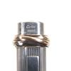 Toller Cartier Kugelschreiber Trinity Streifen Kappenstil Silber AG925 Herren Gebraucht