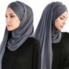 Muslim Jersey Instant Hijab Scarf For Women Femme Musulman Ready To Wear Hijabs Underscarf Cap And Headscarf Two In One