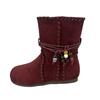 Retro inner heightening short boots women's 2025 autumn new brown Maillard short boots niche design western boots