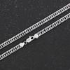 Fine Width 6MM Chain 925 Sterling Silver Necklaces For Women Fashion Jewelry