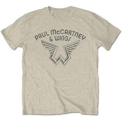 Paul McCartney T-Shirt: Wings Logo OFFICIAL NEW