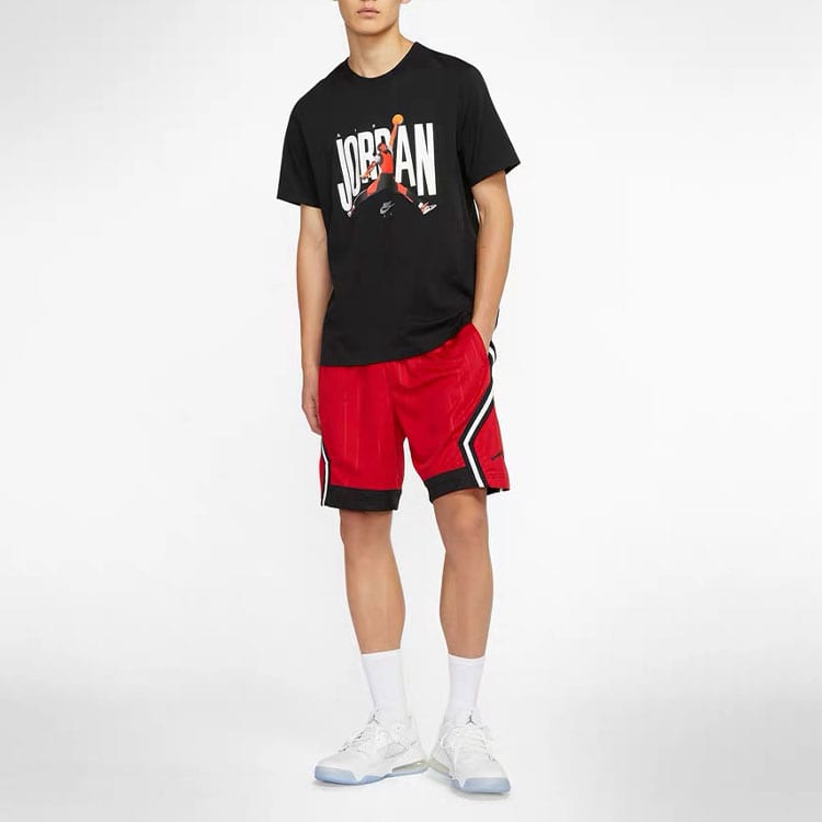 Jordan Crew 2 T Shirts Men's Crew Neck Moderate CJ6307-010