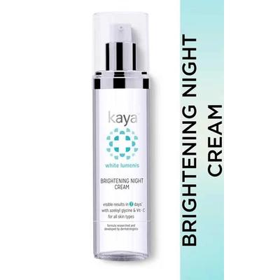 Kaya Brightening Night Cream, with Azeloyl Glycine & Vitamin C (50ml)