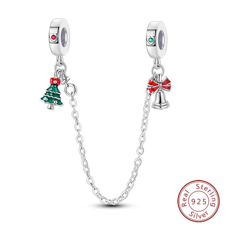 Copper Heart Shaped Keylock Cross Pattern Fantasy Cat Claw Safety Chains Fit Qikaola Original Bracelets Diy Jewelry