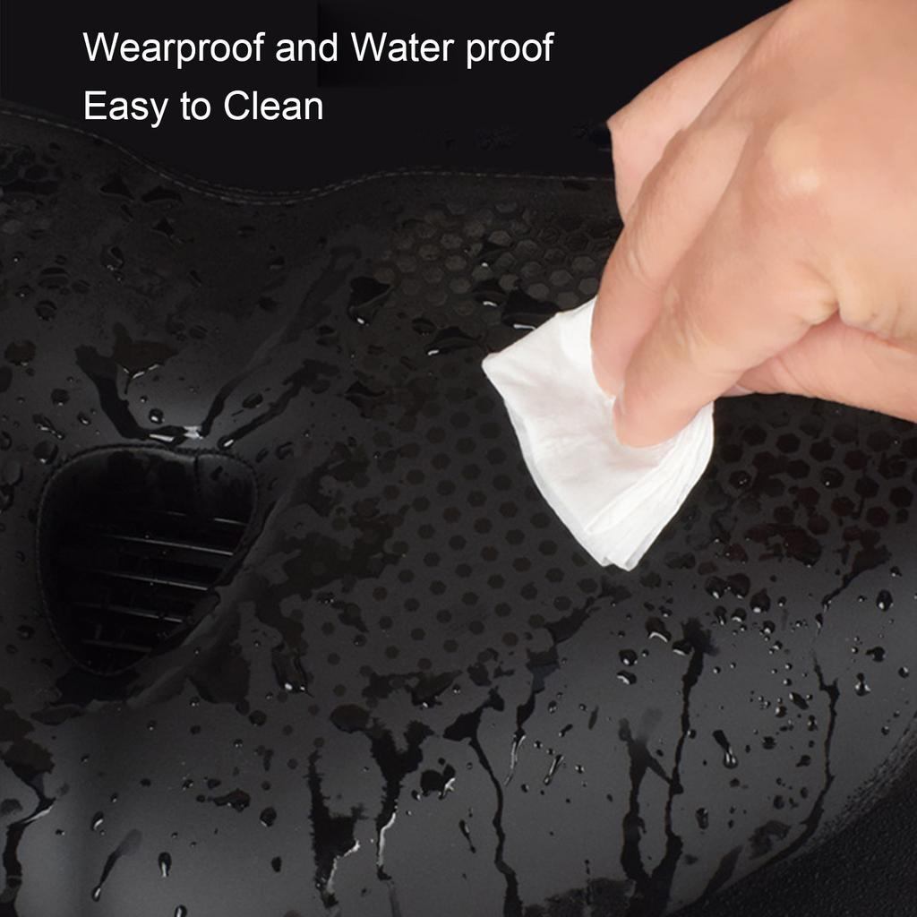 Bike Seat Cushion Water Proof Comfort Wide Oversized Comfortable Saddle for Electric Mountain Bikes 412 Folding Bike Black