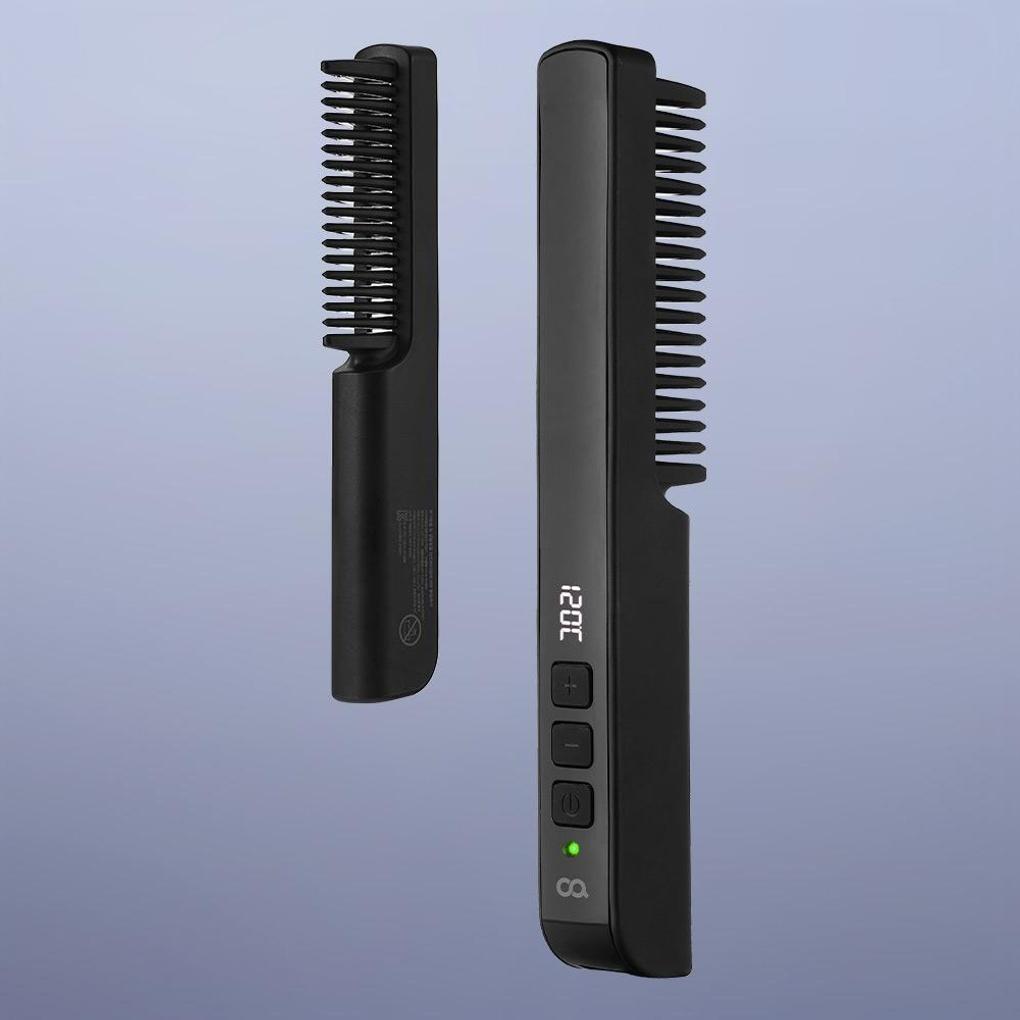 Oa Brush Curler Mini Cordless Root Volume Comb Curler Men's Hair Magic Curler
