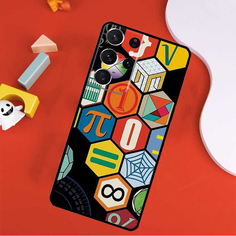 E mc2 Formula Math Funny  Science Phone Case For Samsung Galaxy S24 Ultra S25 Ultra S9 S10 S20 S21 S22 S23 Plus S24 FE Cover
