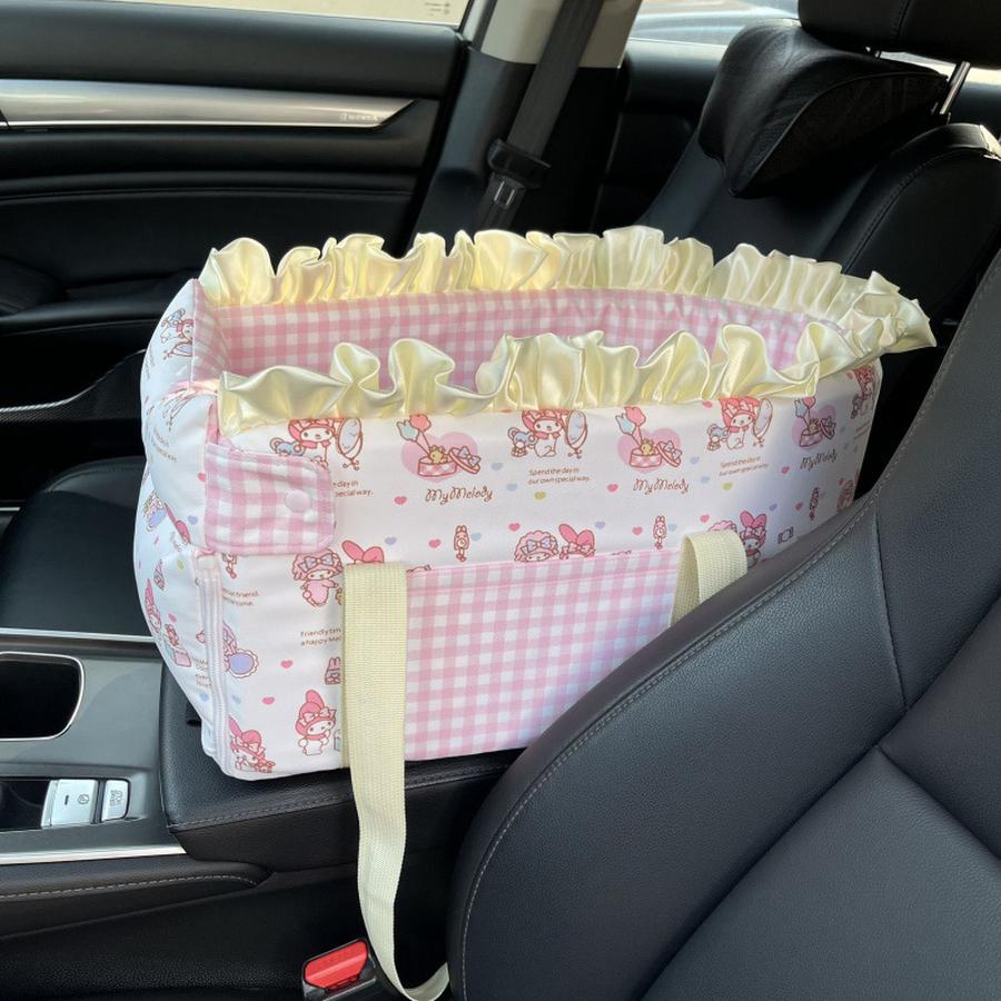 Universal Car Pet Seat Cushion Cat Bed Dog Nest Removable Washable Small Dogs Central Console Cat Travel Portable Seat