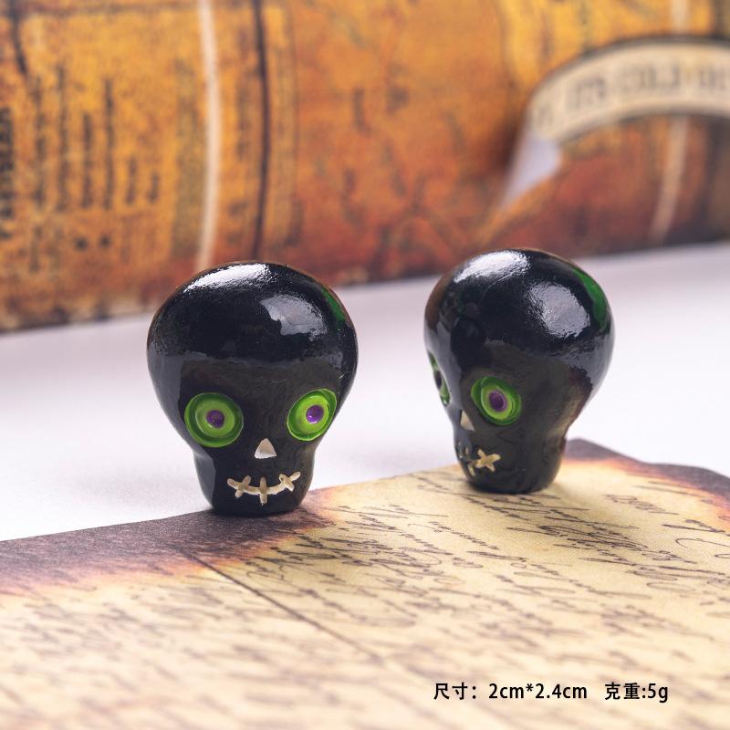 Halloween Ghost Skeleton Small Ornament Desktop Decor Mini Crafts Miniatures Home Room Tablektop DIY Decoration Figurines
