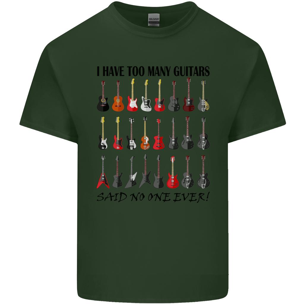 I Have Too Unisexy Guitars Funny Guitarist Unisexs Light Cotton TShirt