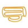 100Pcs Plastic-coated Metal Kids Paper Clips Cup Shape Office Clips Paperclips  Book Marking