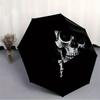 1pc Skull Pirate Automatic Open/Close Umbrella, Portable Folding Umbrella for Travel, Themed Events, It Is Suitable As a Gift for Various Festivals, O