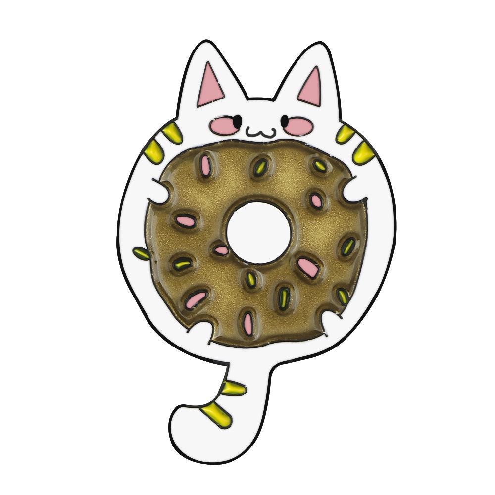 Creative Cartoon Animal Brooch: Cute Fox, Cat, and Monkey-Shaped Accessories