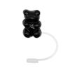 8mm Acrylic 3D Colorful Bear Silicone Straw Topper Tumbler Dust-proof . Straw Party Cup Accesso X3G2