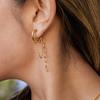 Yori Stainless Steel Minimalist Water Drop Pendant Earrings Fashion Trendy Waterproof Daily Autumn Winter Jewelry 2025