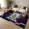 Personalized Crystal Velvet Carpet Burnley Football Pattern Non Slip Floor Rug