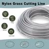 Nylon and Steel Wire Grass Trimmer Line 5m/10m/15m*2.4mm/2.7mm/3mm Trimmer Rope  Garden Maintenance
