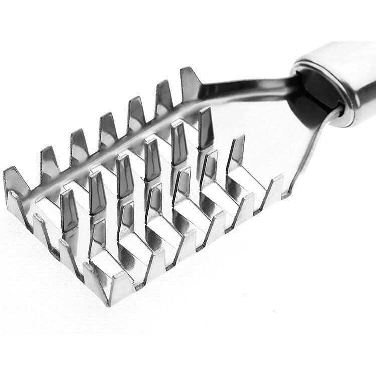 Stainless Steel Fish Scale Remover - Manual Kitchen Tool for Cleaning and Scaling Fish