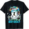 Kids Let's Jump It's My 8th Birthday Trampoline 8 Year Old T-Shirt