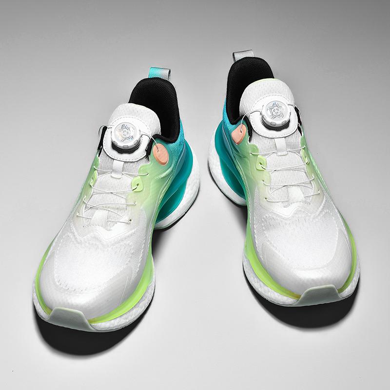 Men's Casual Breathable Shock-Absorbing Sports Shoes Men's Soft-Soled Sports Student Popcorn Running Shoes Trendy Shoes