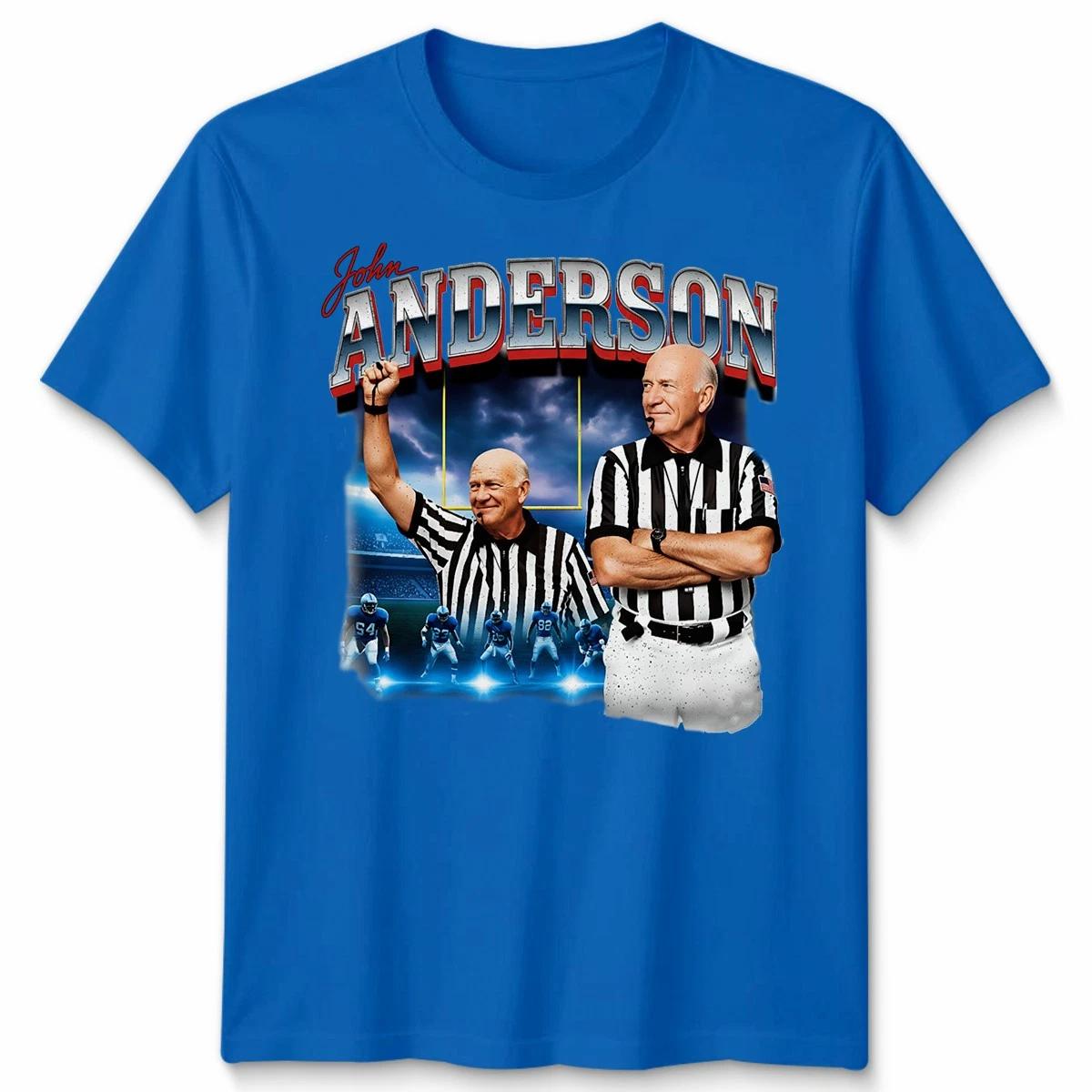 John Anderson Homage Top Gladiators 90s Retro TV Show Referee Vintage T shirt S