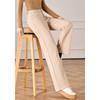 Women's Solid Drapey High-Waist Wide-Leg Casual Pants