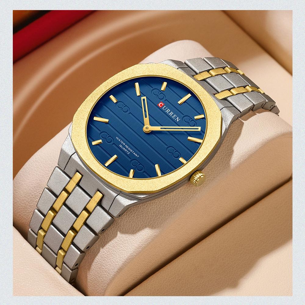 CURREN Fashion Brand Thin Quartz Watch Simple Personalized Colors Wristwatches Waterproof Clock