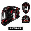 Unisex DOT ECE Certified Motorcycle Helmet with Dual Lens Full Face Cover And Large Tail Wing for Electric Scooter And Motorbike