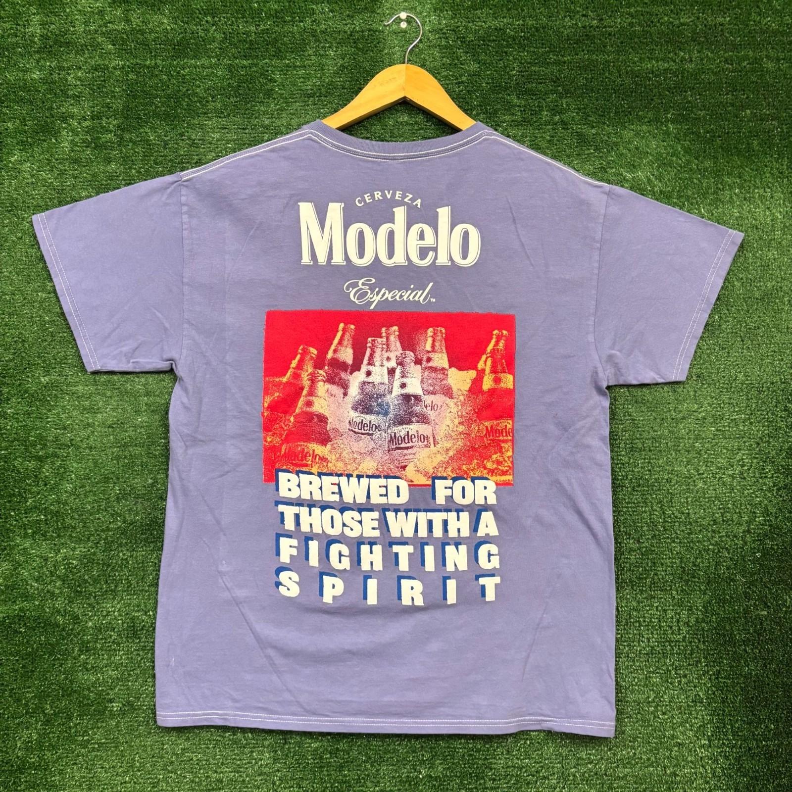 Cerveza Modelo Especial Fighting Spirit Beer Size Large Unisex T-Shirt XXL