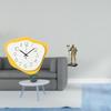 Acrylic Knight Wall Clock Modern Office Ornament Silent Timepiece Decorative Statue Tabletop