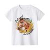 Just A Girl Who Loves Horses Print Kids Tshirt Toddler Short Sleeve Shirt Girls Cute Clothes Children Kid Gift Child Summer Tee
