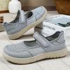 Comemore Women's Plus Size Flats Soft Sole Comfortable Mom Shoes Hollow Breathable Spring Summer Casual Outdoors Walking Shoes
