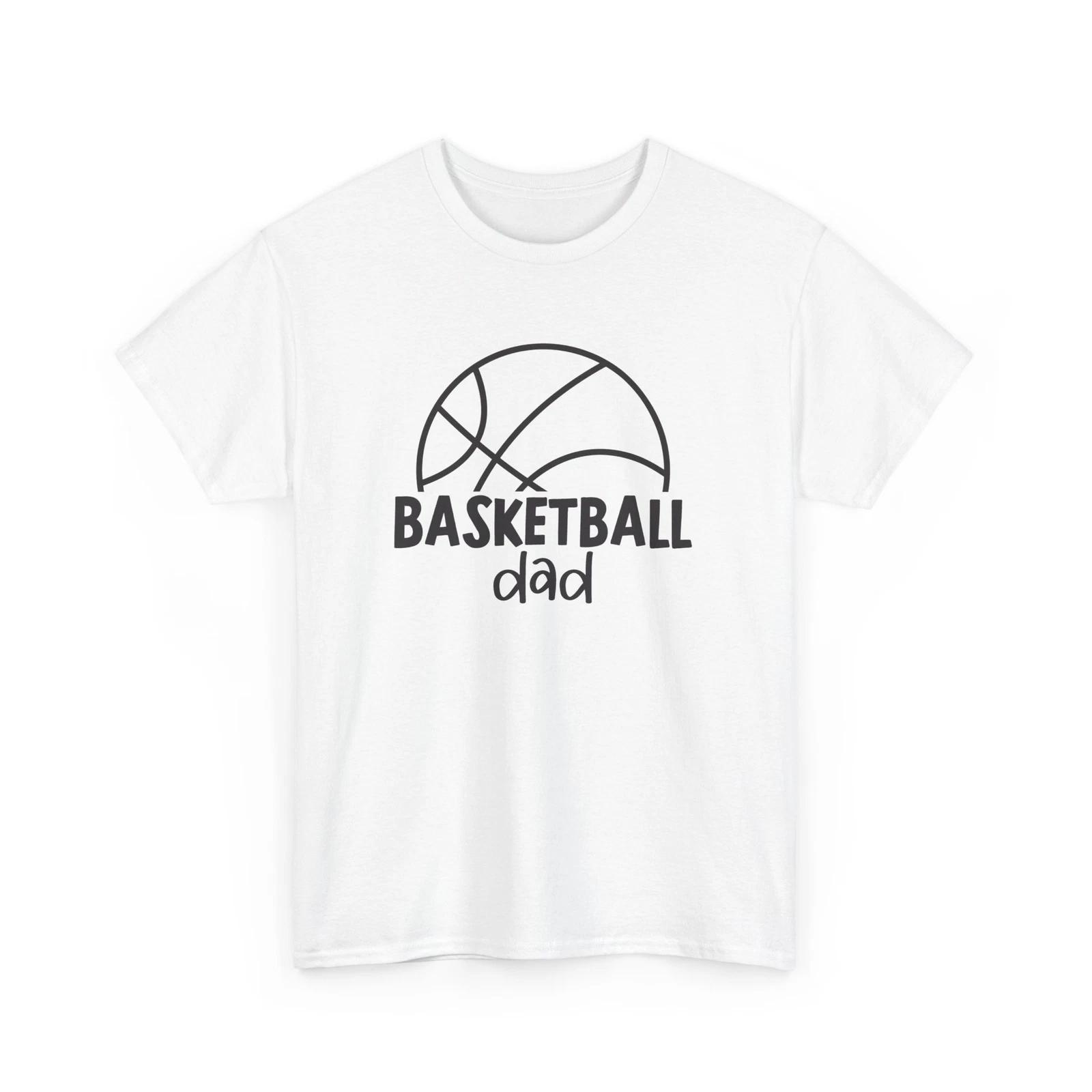 Basketball Dad Tee | Cool Athletic Shirt | Graphic Hoops Street Style M