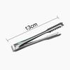 6 Inch Stainless Steel Ice Tongs Multi-used Food Clips Fornice Cube Sugar Biscuits Bread Kitchen Home Accessories