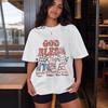 God Bless The USA T-Shirt, Patriotic Flag Racing Checkered Design, 4th of July Gift