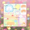 Multi-Season Sticky Note Collection: Pencil, Small Spoon, Notebook, Journal, Student Collage, Multi-Grid Design
